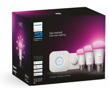 Philips Hue White and Color Ambiance Starter Kit E27 met 2 smart buttons