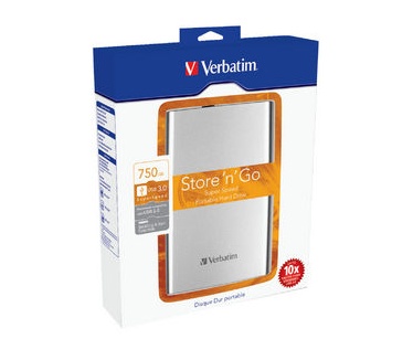 Verbatim Store'n'Go HE 2.5" Verbatim 750GB 2.5" USB 3.0 silver ext