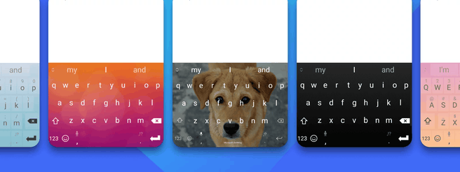 SwiftKey-keyboards (bron: Microsoft)