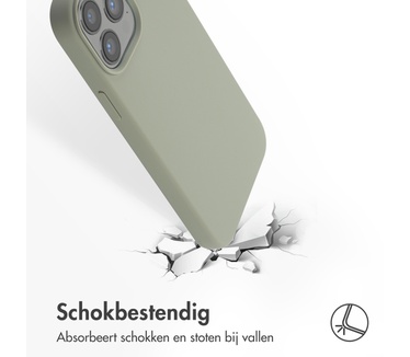 Accezz Liquid Silicone Backcover met MagSafe