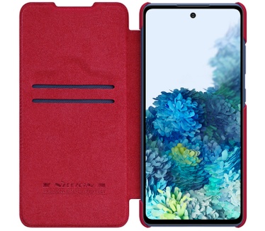 Nillkin Qin PU Leather Book Case Samsung Galaxy S20 FE - Rood Rood