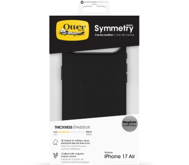 Otterbox Symmetry Cactus Leather Camera Control Apple iPhone 17 Air Noir Ash