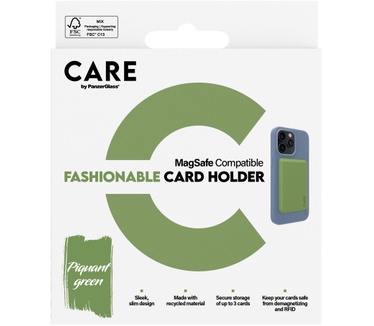 PanzerGlass PG CARE Cardholder Green iPhone