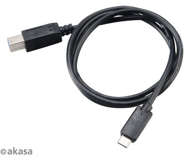 Akasa USB A/B, 100cm