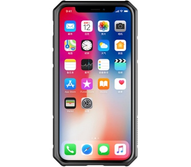Nillkin HardCase Defender II - Apple iPhone X (5.8'') - Zwart  Zwart
