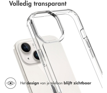 Accezz Xtreme Impact Backcover iPhone 15 - Transparant