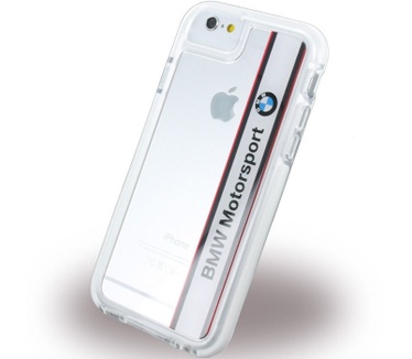 BMW Motorsport Shockproof Case voor Apple iPhone 7 Plus (5.5") - Transparant / Wit