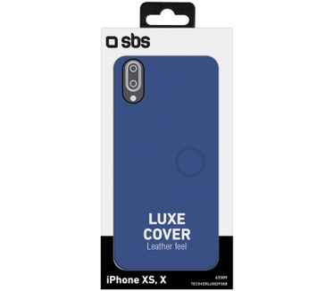 SBS TECOVERLUXEIP58B (iPhone XS/X) Blauw