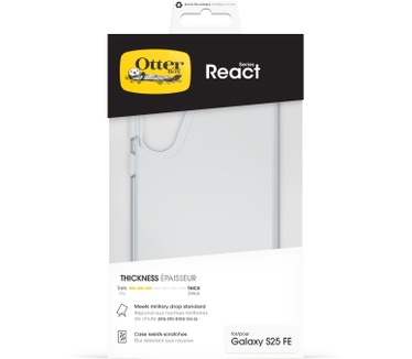Otterbox React Series Galaxy voor Samsung S25 FE - transparant