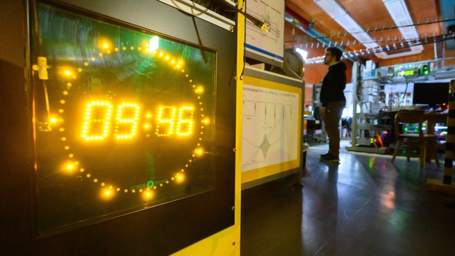 Atoomklok Physikalisch-Technische Bundesansta. Bron: picture alliance / Getty Images