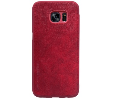 Nillkin Qin S-View Book Case voor Samsung Galaxy S7 Edge - Rood