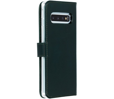 Selencia Echt Lederen Bookcase Samsung Galaxy S10