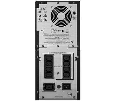 APC APC Smart-UPS SMC3000I Noodstroomvoeding - 8x C13, 1x C19, USB, 3000VA