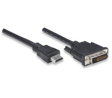 Techly Video Cable HDMI to DVI-D M / M 3m ICOC HDMI-D-030 Zwart
