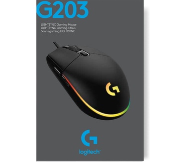 Logitech G203 Lightsync Wit