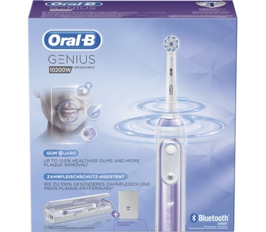 Oral-B Genius 10200W Elektrische Tandenborstel Paars Powered By Braun
