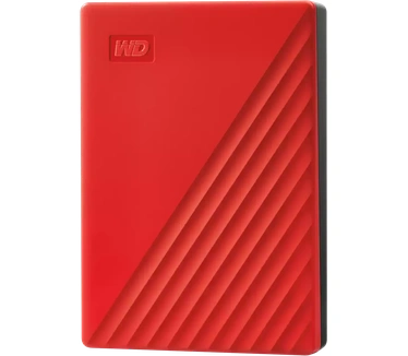 WD My Passport Portable HDD (2024) 4TB Rood