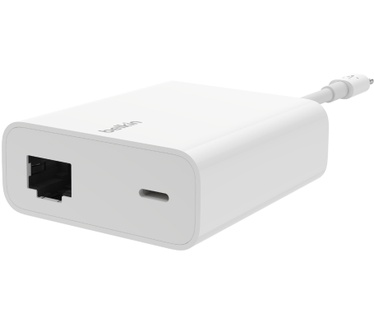 Belkin Ethernet- en voedingsadapter met Lightning-connector