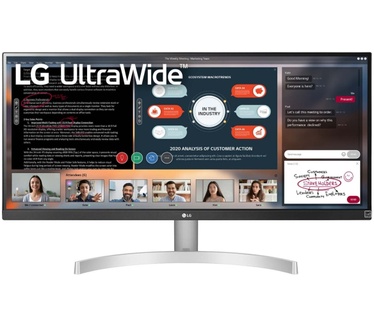 LG 34WN650 Grijs, Wit