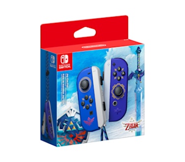 Nintendo Joy-Con (The Legend of Zelda: Skyward Sword HD) Blauw, Grijs, Paars