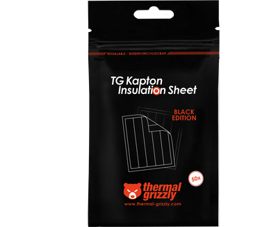 Thermal Grizzly Kapton Insulation Sheet Zwart