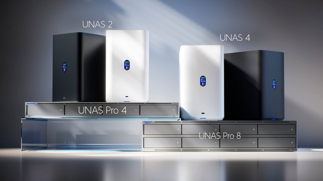 Ubiquiti UNAS-systemen 2025