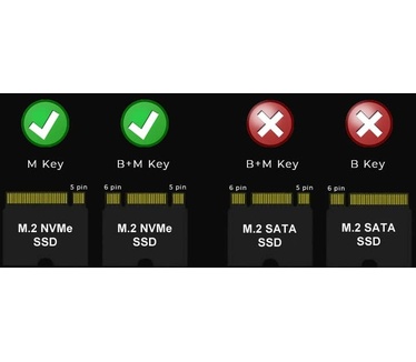 LC-Power LC-M2-C-NVMe-2X2-RAID Zwart