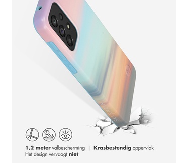 Selencia Aurora Fashion Backcover Samsung Galaxy A33 - Duurzaam hoesje - 100% gerecycled - Sky Sunset Multicolor