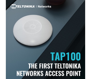 Teltonika · Accesspoint· TAP100· 2x1· Wi-Fi 4· 300Mbit· 1x 10/100· 15W PoE - Access Point - 0,1 Gbps