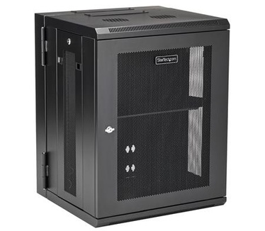 Startech.com 15U Serverkast rack wand monteerbaar diepte tot 20" / 50 cm scharnierende behuizing