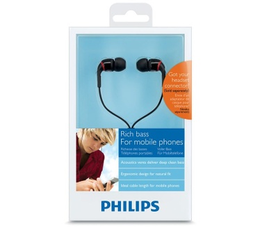 Philips In-Ear Headphone SHH7808 (Zwart)