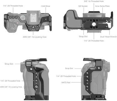 SmallRig Cage voor Canon EOS R8 4212