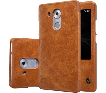 Nillkin Qin S-View Slim Book Case voor Huawei Mate 8 - Bruin