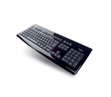 Fujitsu Keyboard Slim Piano Black Swedish / Finnish