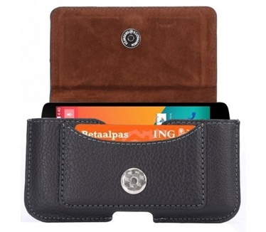 qMust LG Nexus 5 Classic Pouch met riemlus (Black)