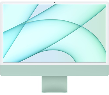 Apple iMac 24" Retina 4.5K (2021) M1, 8-core GPU, 8GB, 256GB ssd (Qwerty toetsenbord), Groen
