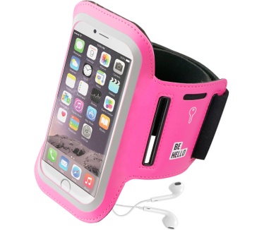 BeHello Universal Sportsarmband XL Grey Pink