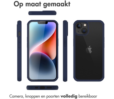 Accezz 360В° Full Protective Cover iPhone 14 Plus - Blauw