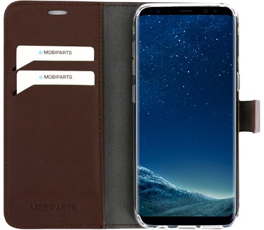 Mobiparts Classic Wallet Case Samsung Galaxy S8 Brown