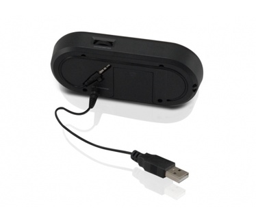 Conceptronic Portable Stereo Travel Speaker 1.0 (Zwart)