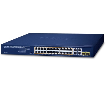 Planet 24-Port 10/100/1000T 802.3at