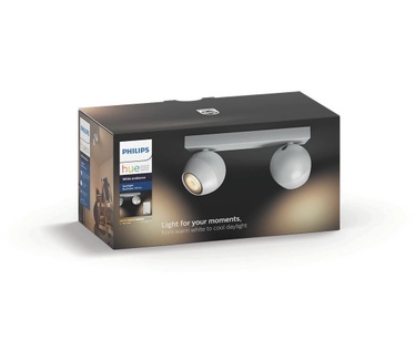 Philips Hue Buckram Spotlamp Wit (2-spot)