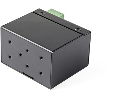 Startech.com PoE+ Industrial Glasvezel naar Ethernet Media Converter 30W SFP naar RJ45 Single Mode/Multi Mode Gigabit Fiber naar Koper Compact design IP-30/ -40 tot +75°C