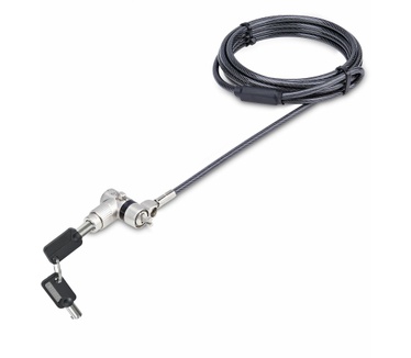 Startech.com 25-Pack Universeel Laptop Kabelslot, 2m Security Kabel met Master Key, Computerbeveiliging, Compatibel met Noble Wedge&reg;/Nano/K-Slot, Anti-Diefstal Snijbestendige Kabel
