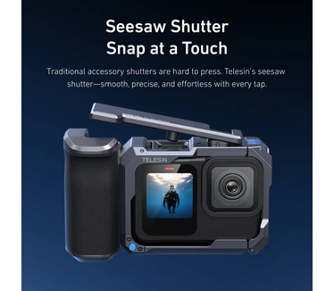 Telesin StreetGrip Kit voor GoPro 9/10/11/12/13 met cage