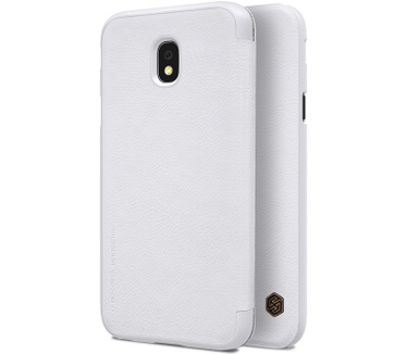 Nillkin Qin PU Leather Book Case Samsung Galaxy J3 (2017) - Wit Wit