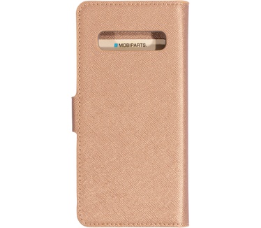Mobiparts Saffiano Wallet Case Samsung Galaxy S10 Copper