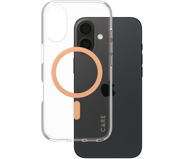 PanzerGlass CARE by PG Peachy MagSafe iPhone16 6.1