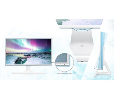 Samsung 27" Blauw, Wit
