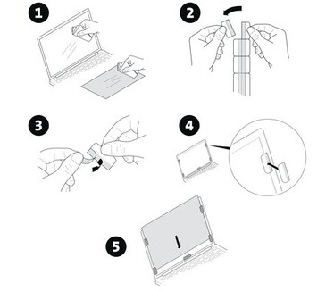 Kensington Privacy filter - 2-weg verwijderbaar voor Surface Laptop 3 13.5"